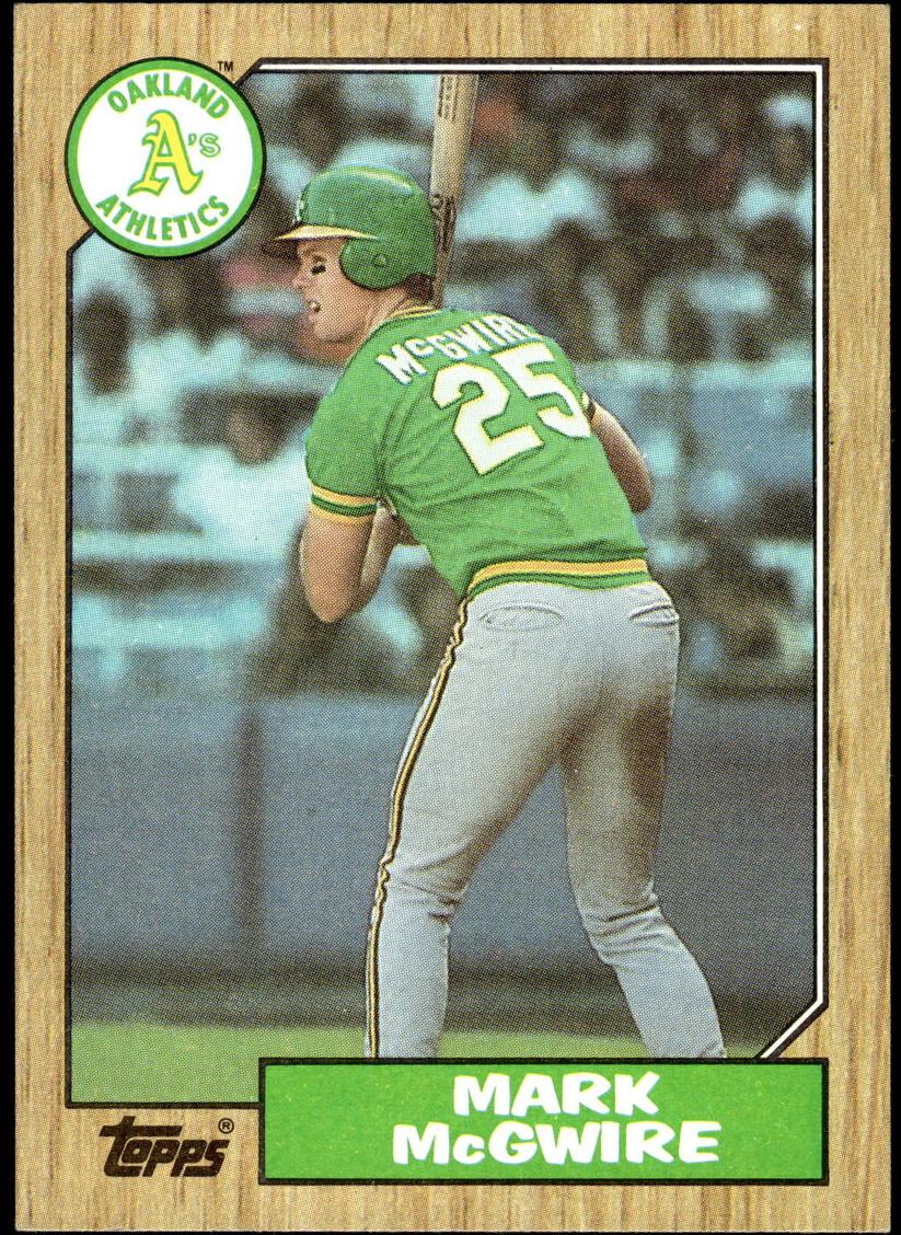 1987 Topps Base #366 Mark McGwire front