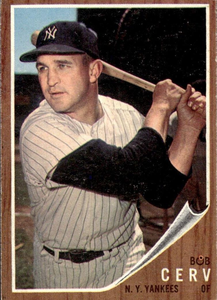 1962 Topps Bob Cerv #169 card