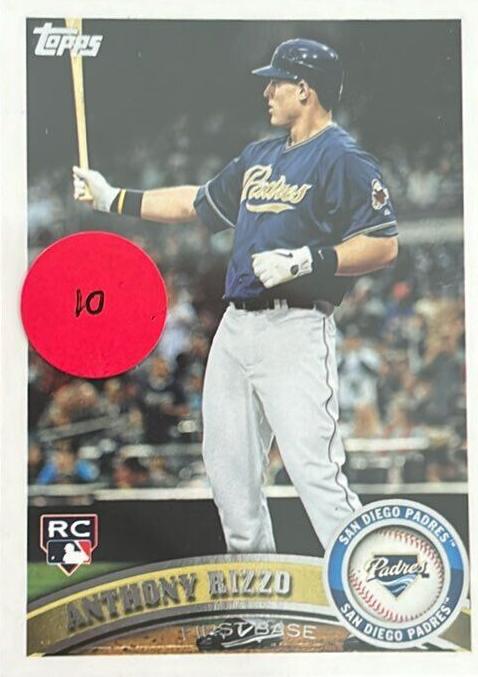 Anthony Rizzo 2011 Topps Update Baseball