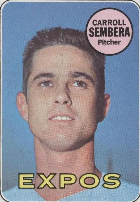 1969 Topps Carroll Sembera #351 card