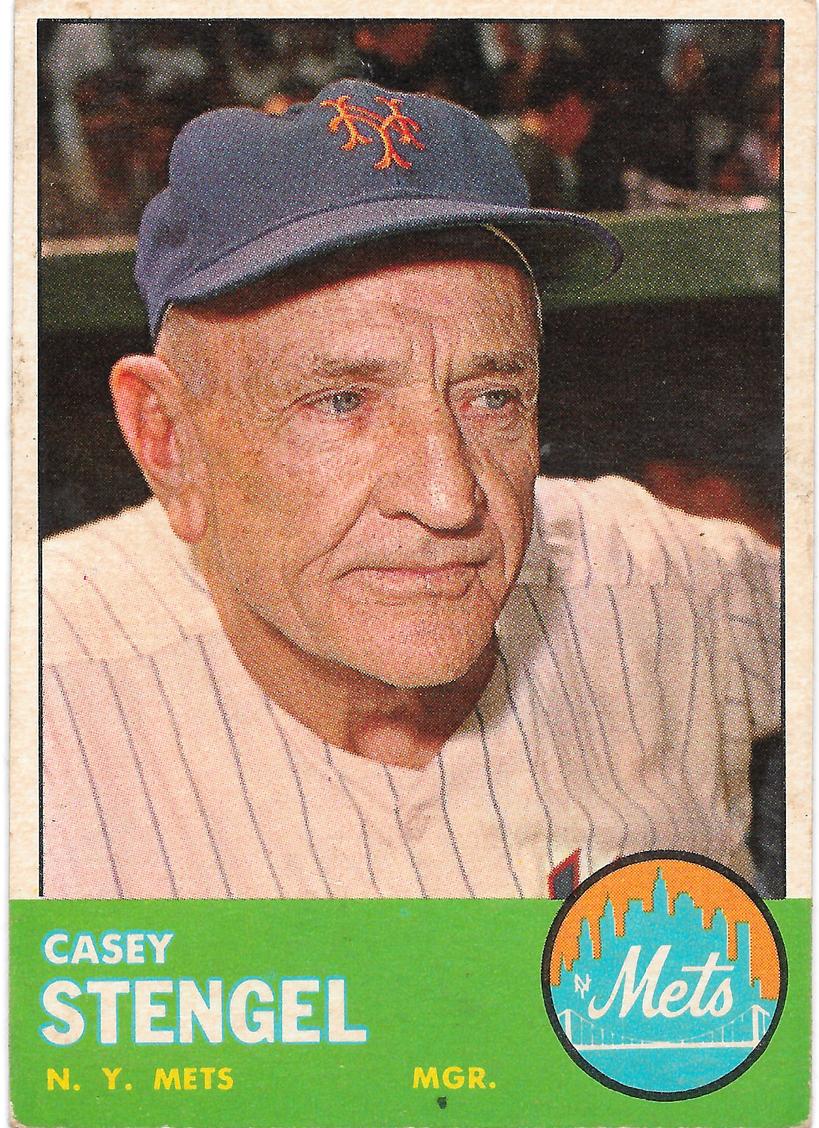 1963 Topps Casey Stengel #233 card