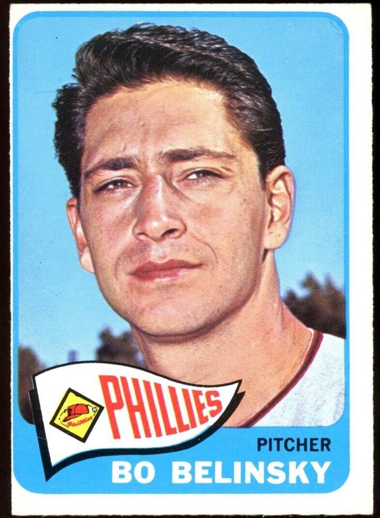 1965 Topps Bo Belinsky #225 card