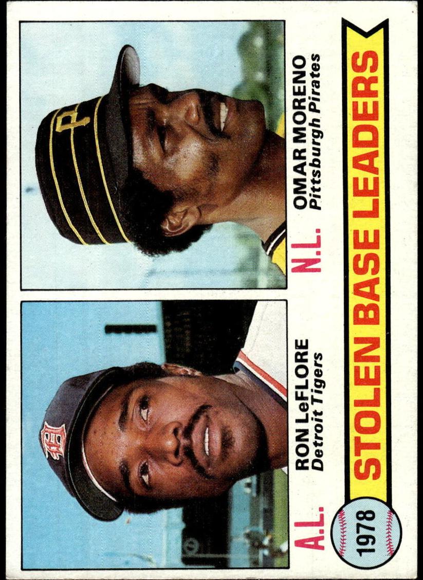 1979 Topps Stolen Base Leaders #4 card