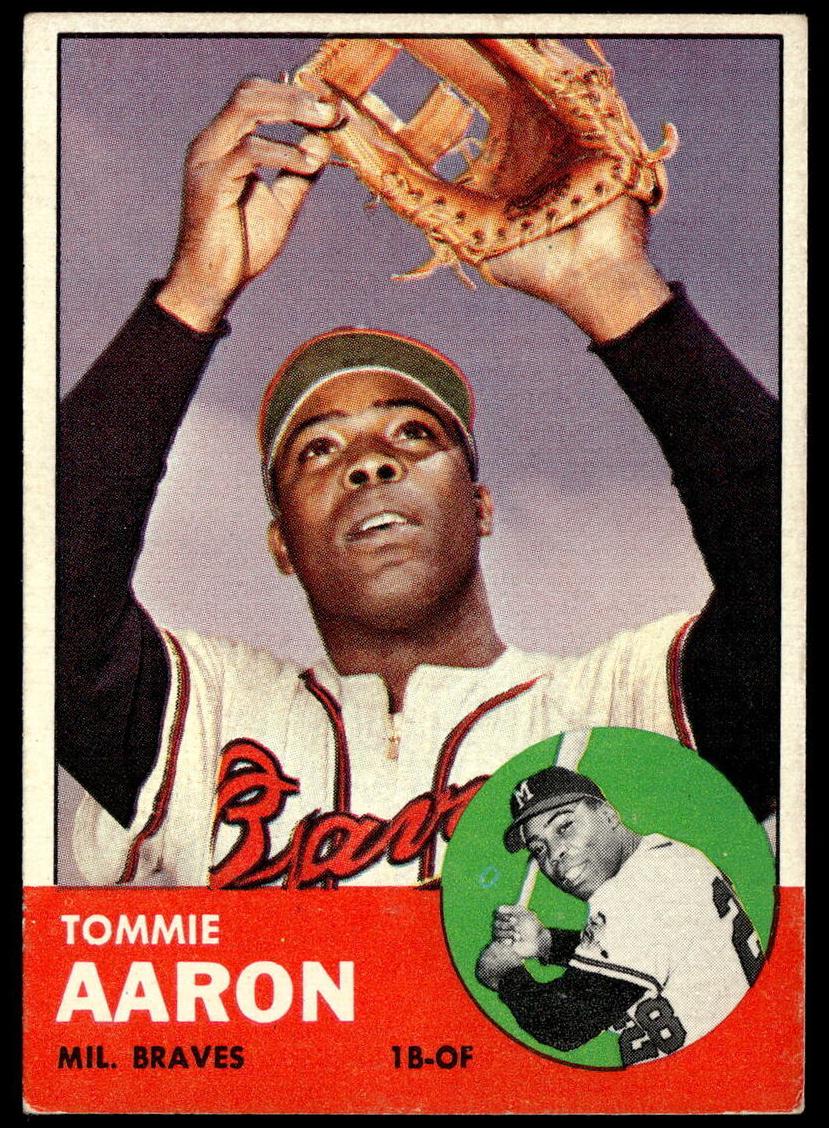 1963 Topps Tommie Aaron #46 card