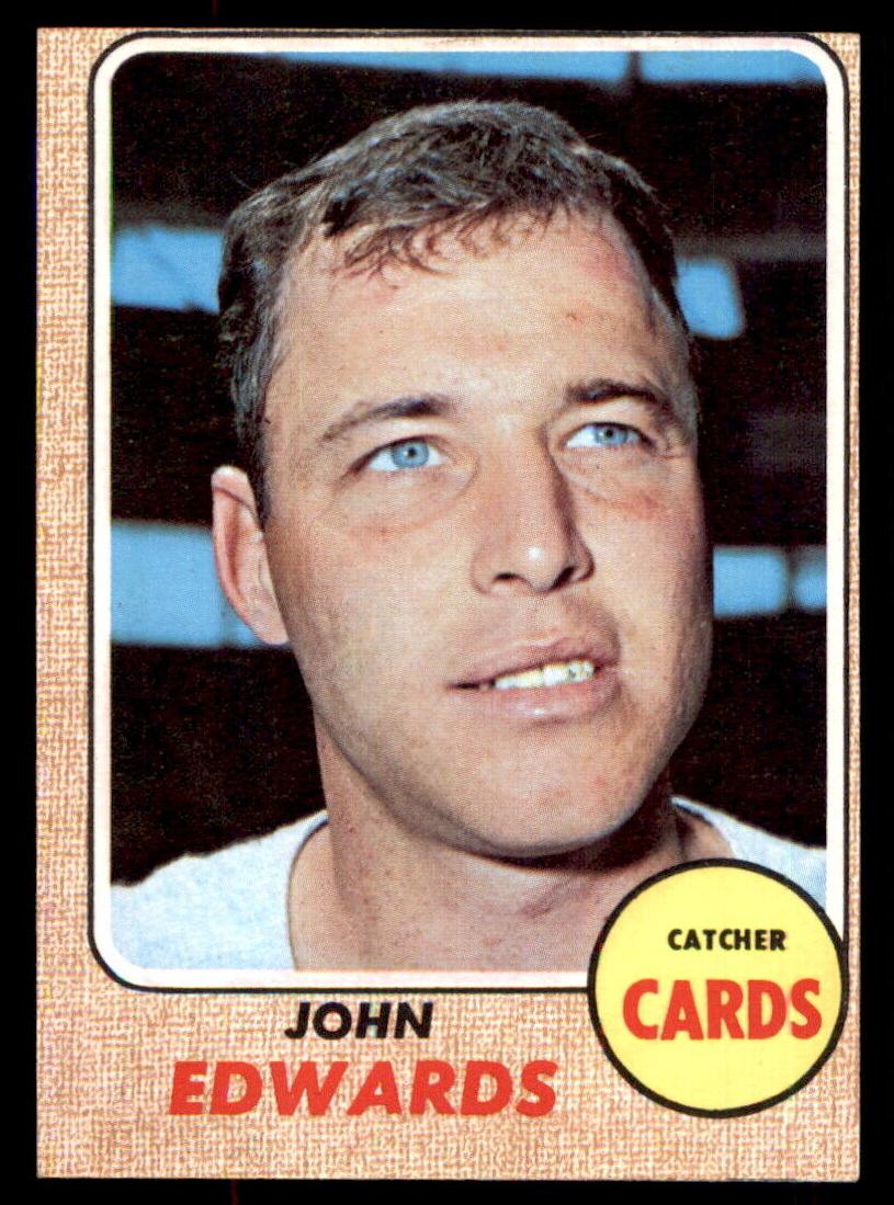 1968 Topps John Edwards #558 card