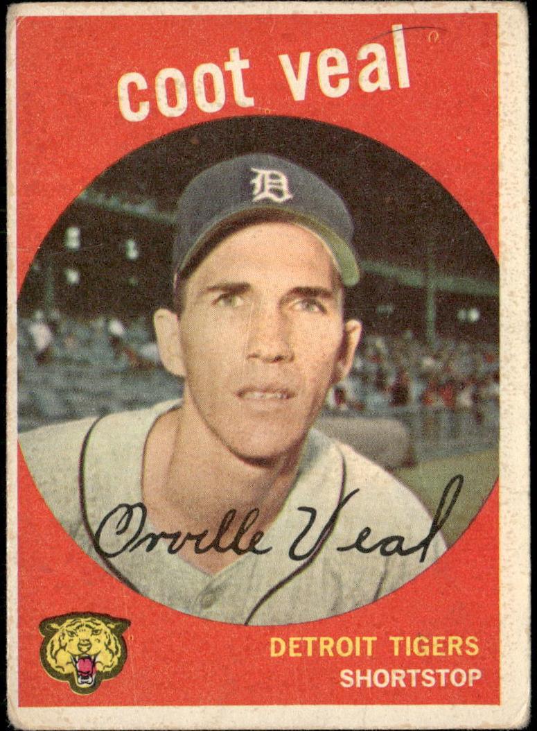 1959 Topps Coot Veal #52 card