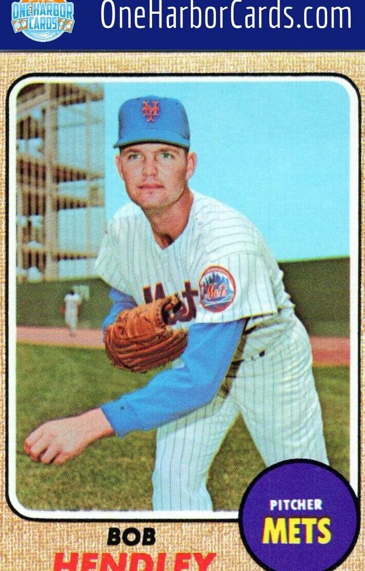 1968 Topps Bob Hendley #345 card