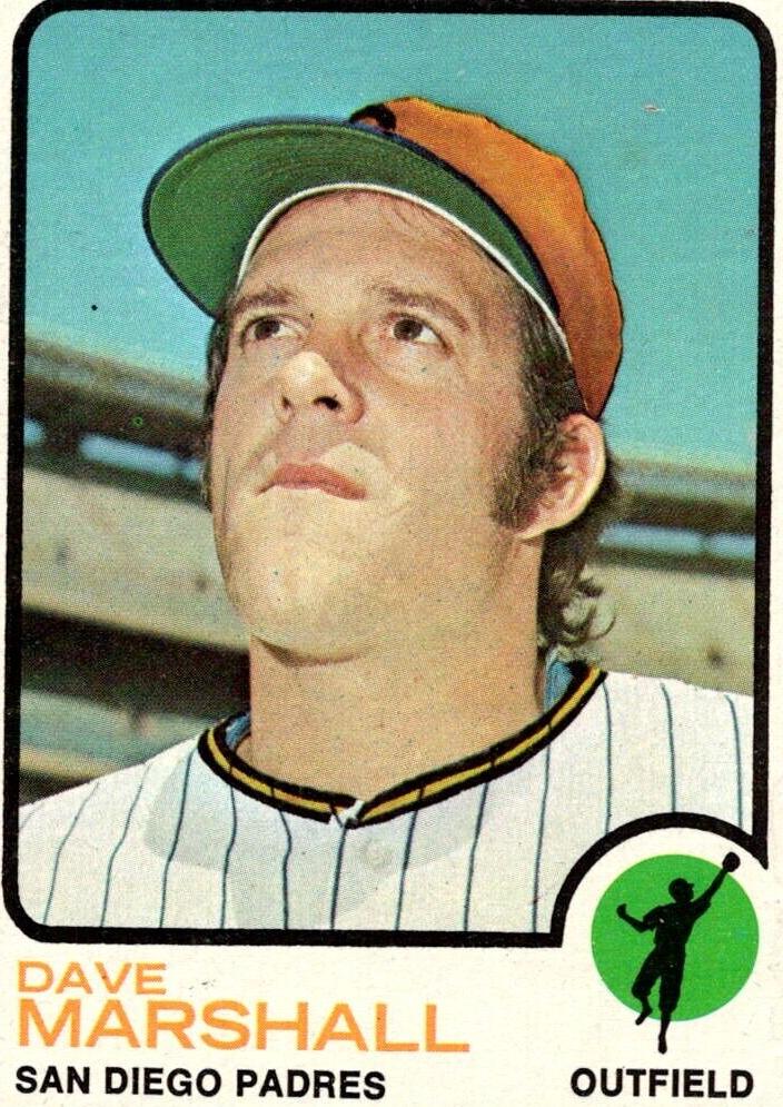 1973 Topps Dave Marshall #513 card