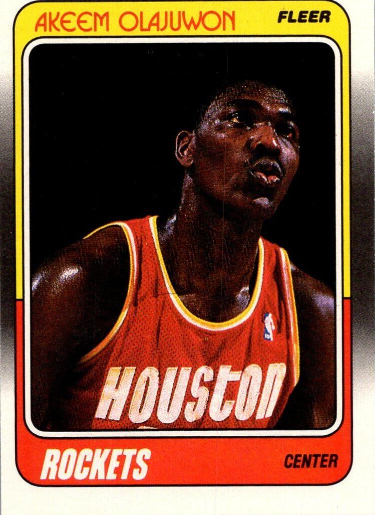 Akeem Olajuwon 1988 Fleer Basketball