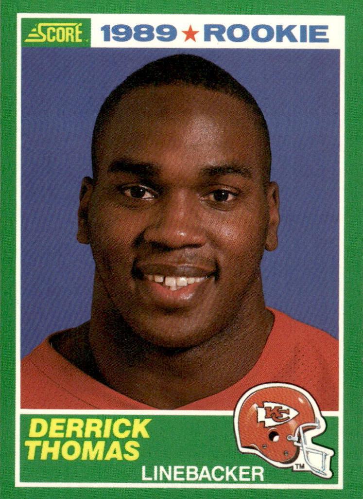 Derrick Thomas 1989 Score Football