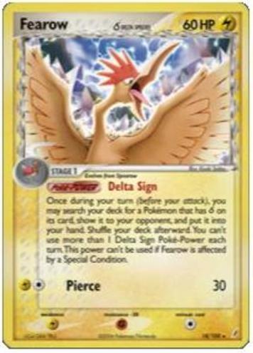 Fearow 2006 Pokemon EX Crystal Guardians