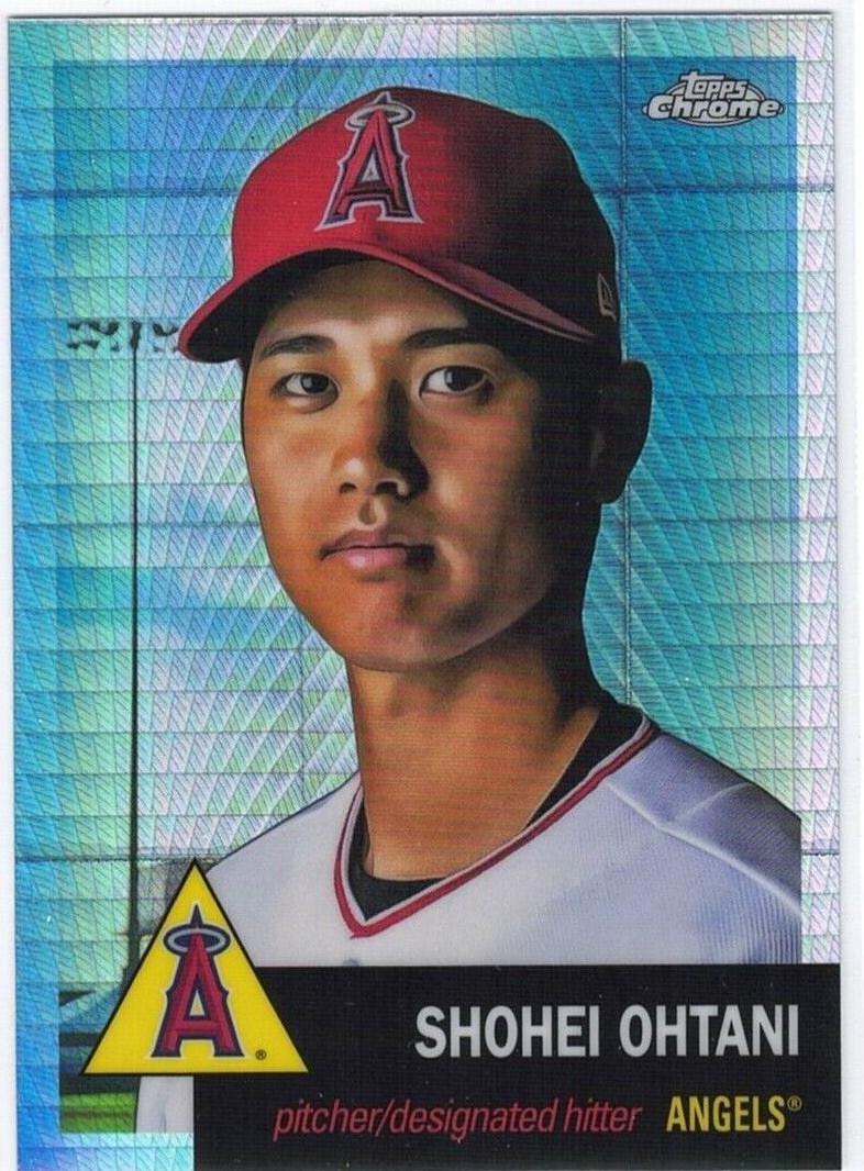 2022 Toppschrome Topps Chrome Refractor #1 Shoheiohtani front