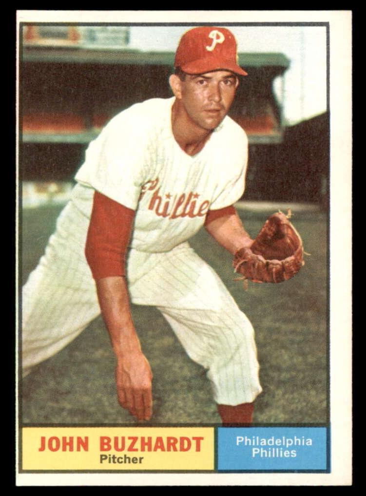 1961 Topps John Buzhardt #3 card