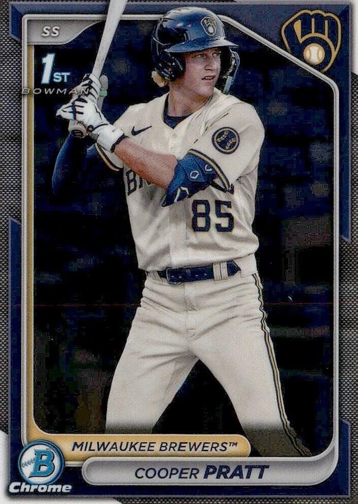 Cooper Pratt 2024 Bowman Chrome Prospects card