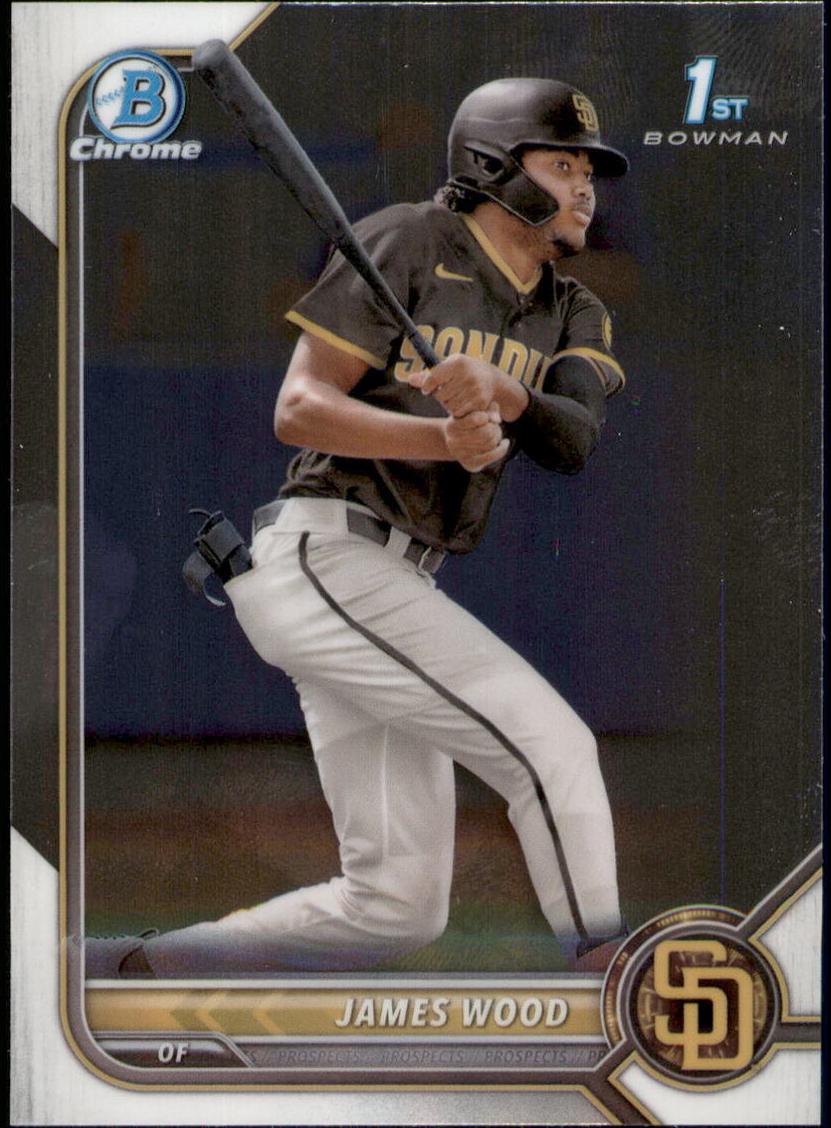 James Wood 2022 Bowman Chrome Prospects Baseball