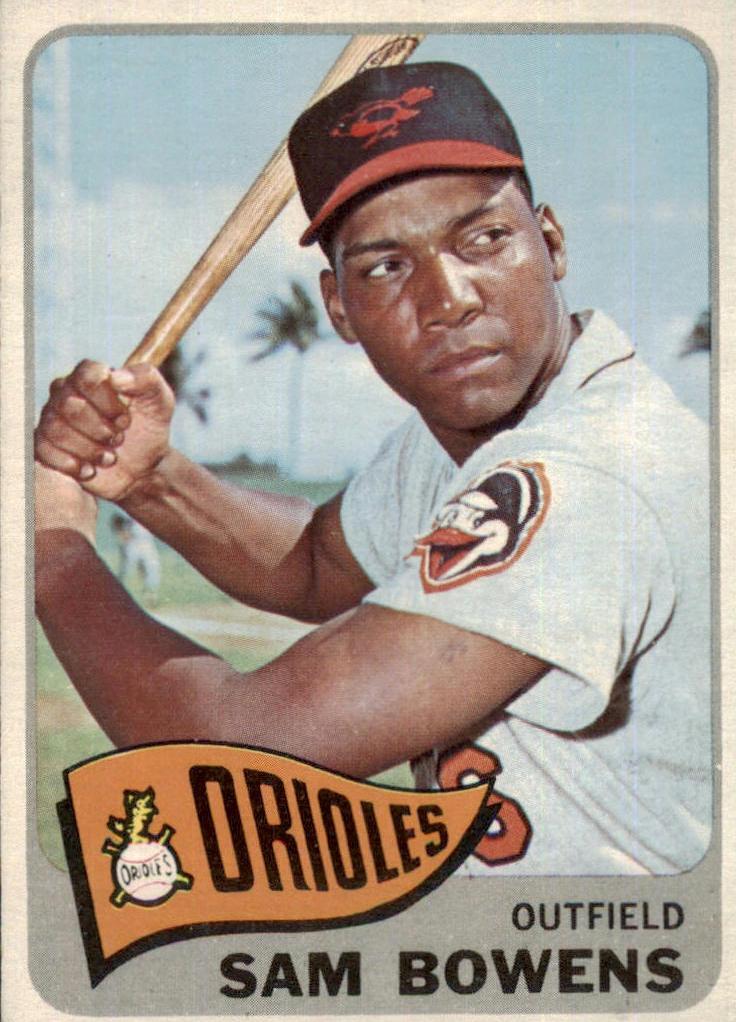 1965 Topps Sam Bowens #188 card