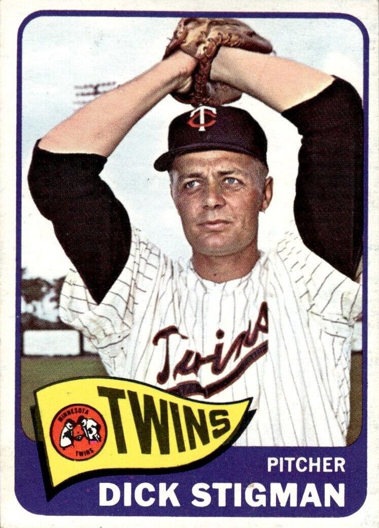 1965 Topps Dick Stigman #548 card