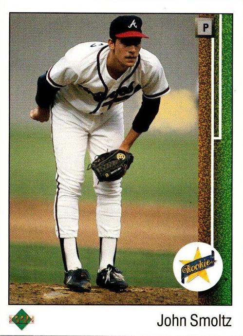 1989 Upper Deck STAR ROOKIE #17 John Smoltz front