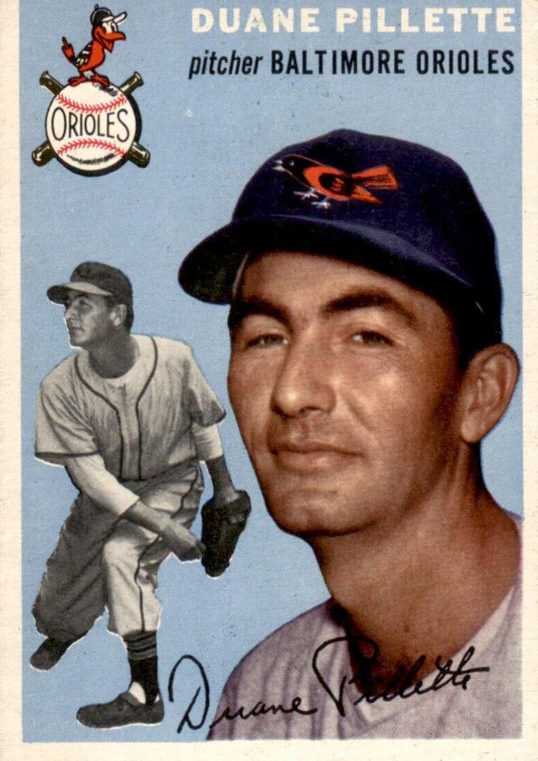 1954 Duane Pillette #107
