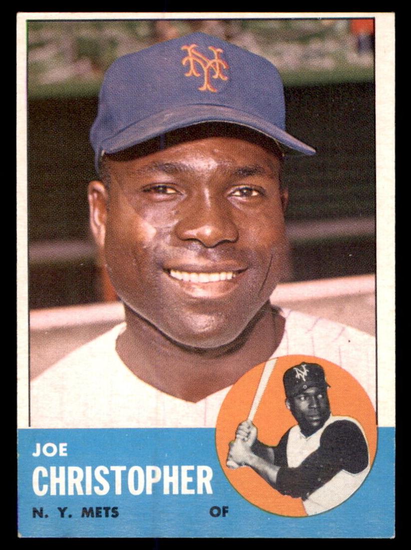1963 Topps Joe Christopher #217 card