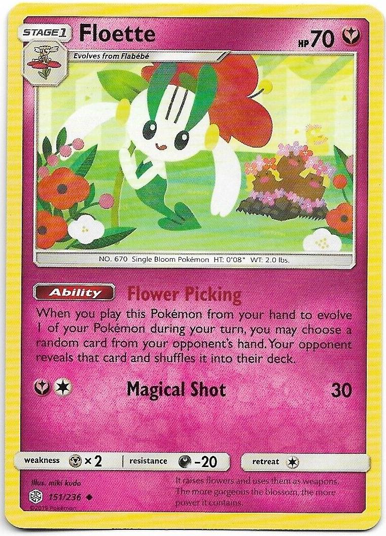 Floette 2019 Pokemon Sun & Moon Cosmic Eclipse