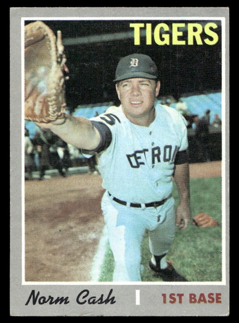 1970 Topps Norm Cash #611 card