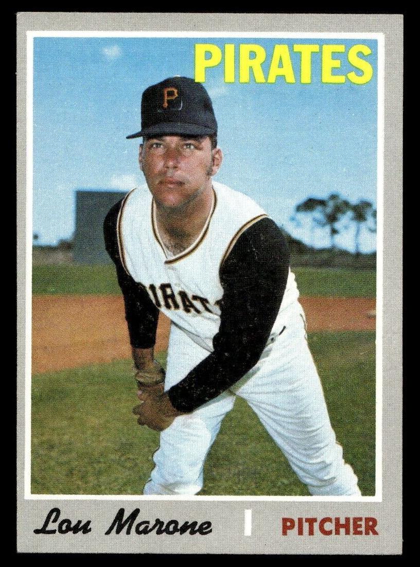 1970 Topps Lou Marone #703 card