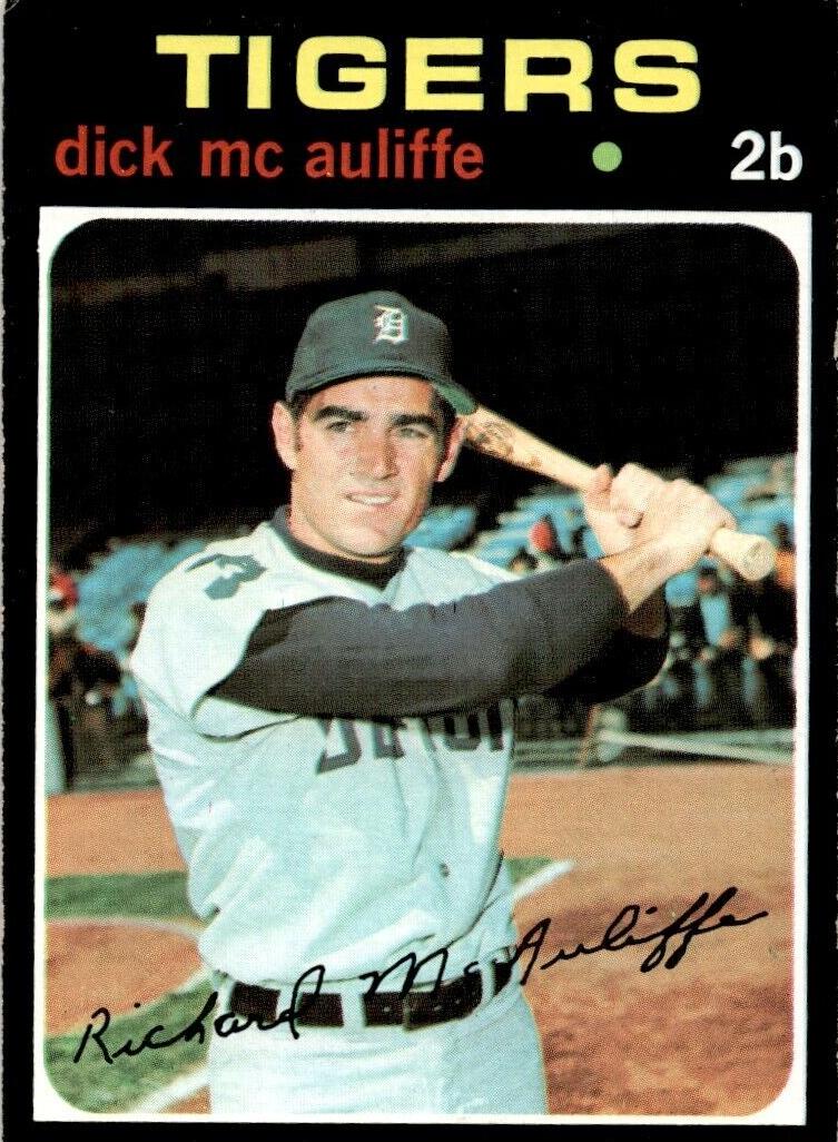 1971 Topps Dick McAuliffe #3 card