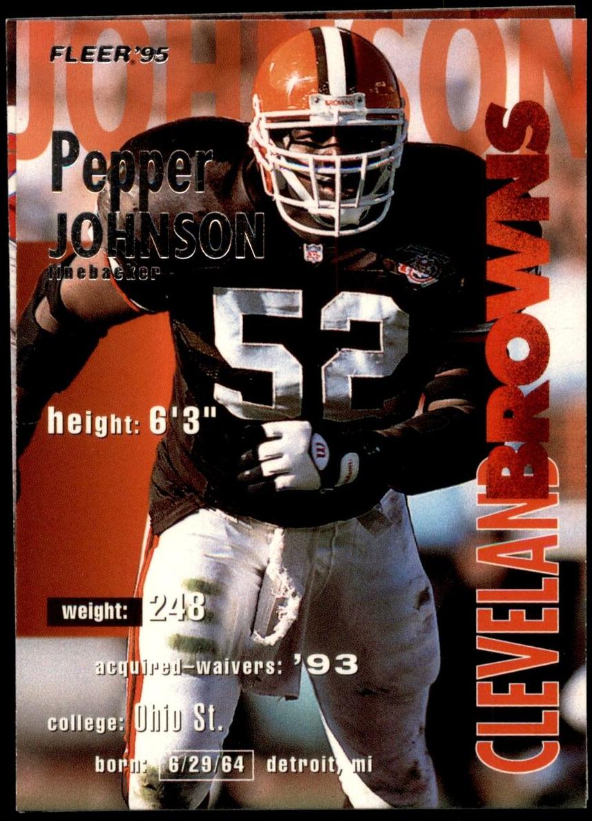 1995 Pepper Johnson #82
