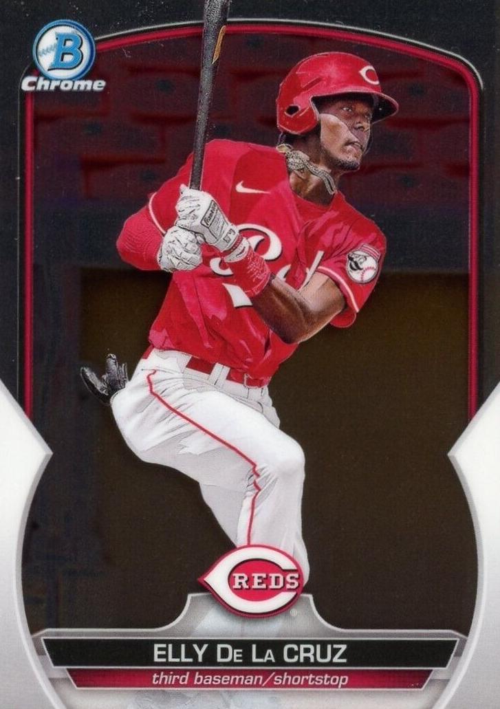 2023 Bowman Chrome Prospects Sapphire Elly De La Cruz #BCP-65 card
