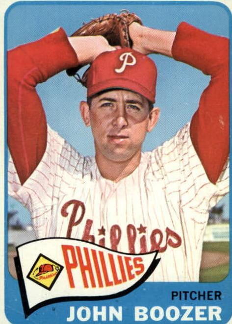 1965 Topps John Boozer #184 card