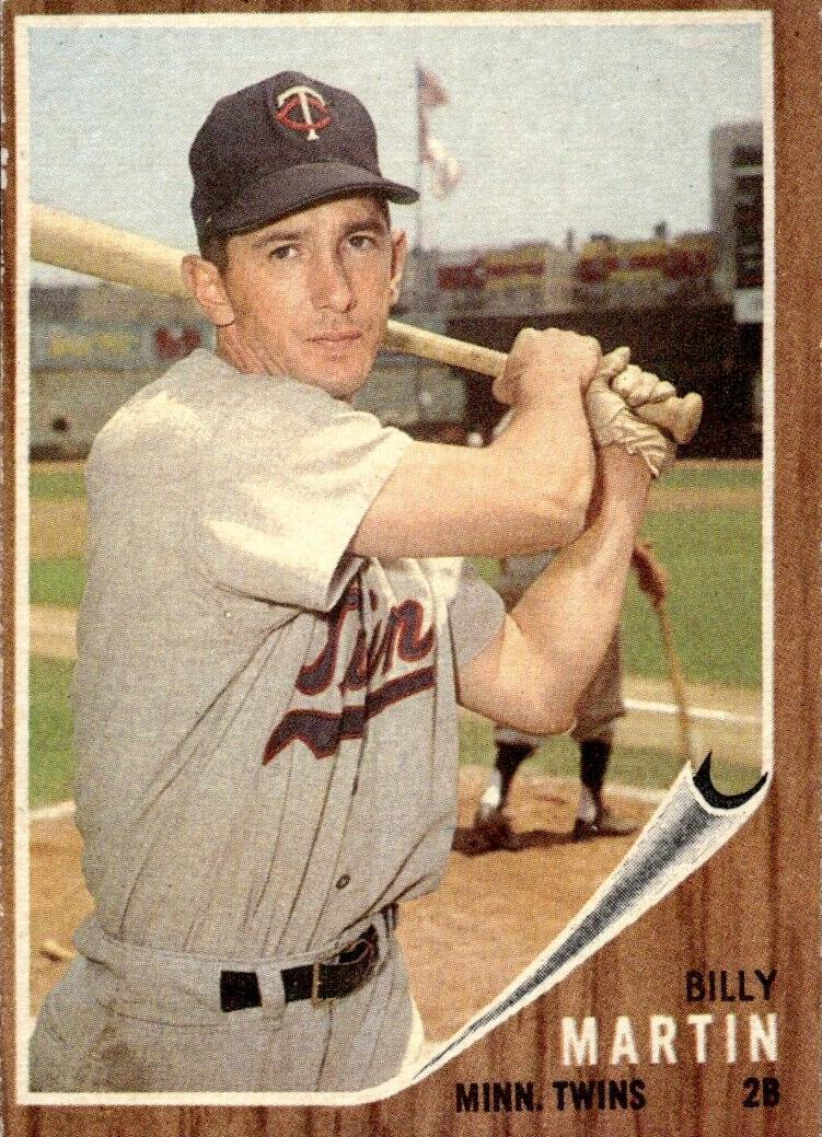 1962 Topps Billy Martin #208 card