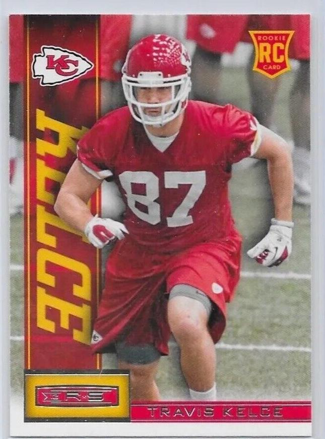 2013 Panini Momentum Travis Kelce #192 card