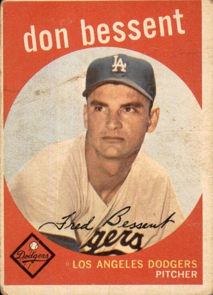 1959 Topps Don Bessent #71 card