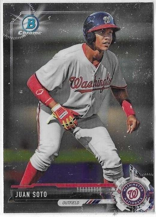 2017 Bowman Chrome Prospects Juan Soto #BCP-180 card