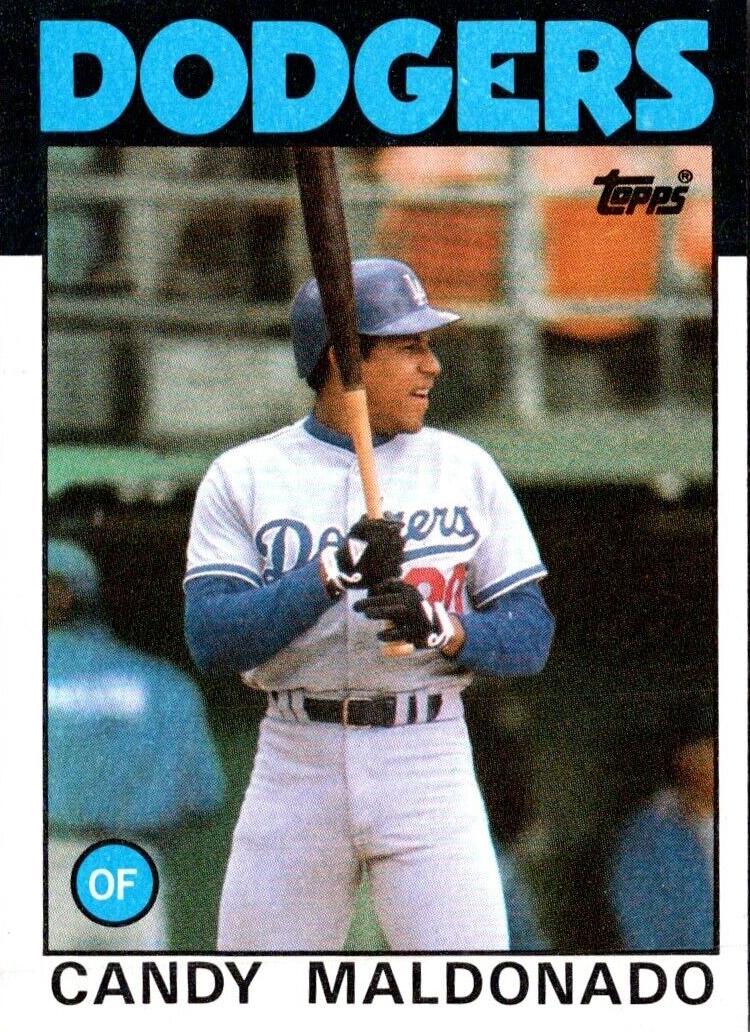 1986 Topps Candy Maldonado #87 card