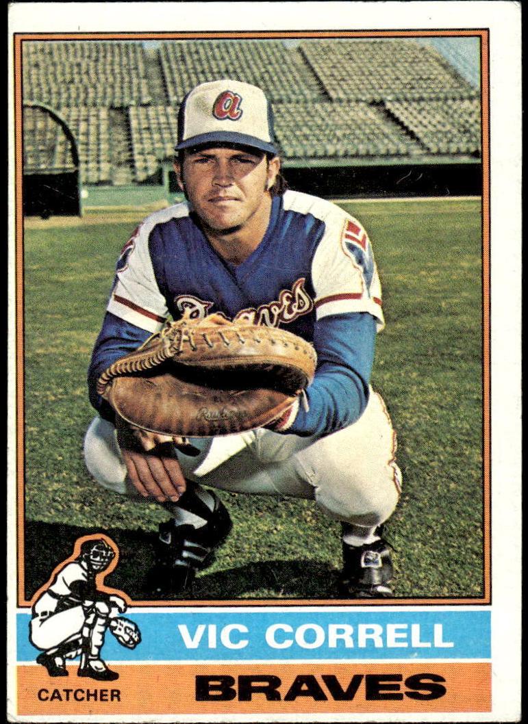 1976 Topps Vic Correll #608 card