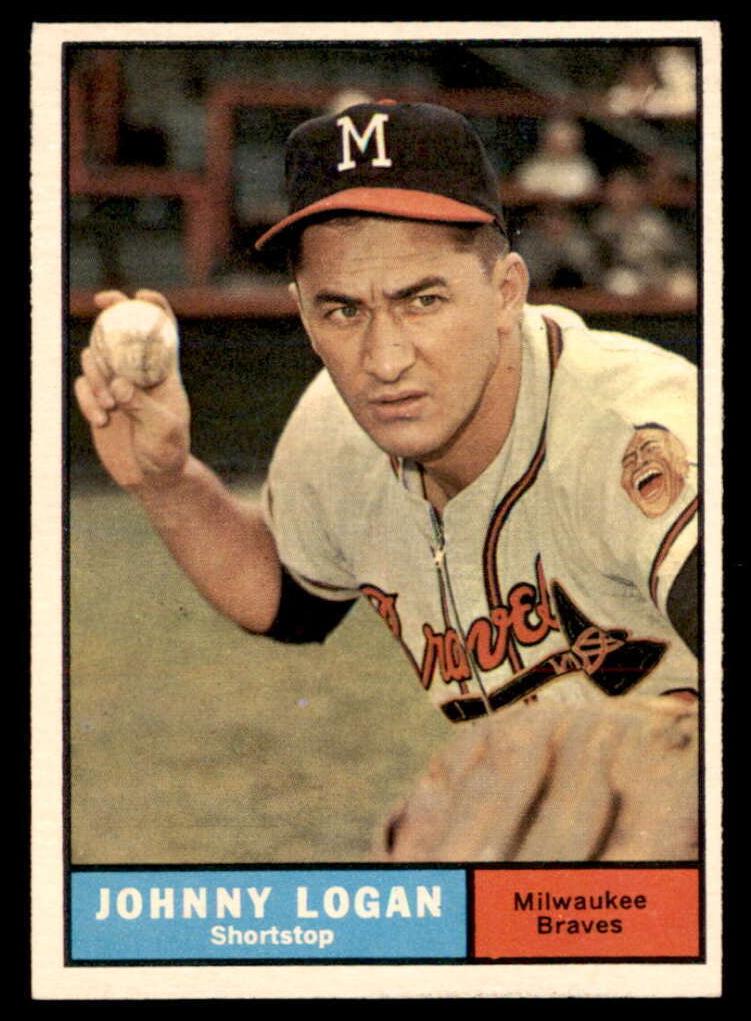 1961 Topps Johnny Logan #524 card