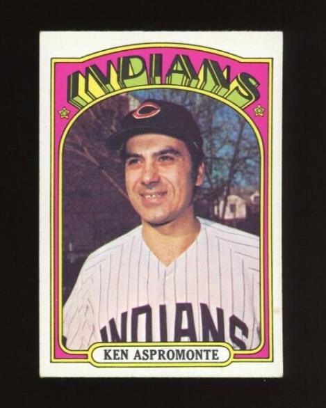 1972 Topps Ken Aspromonte #784 card