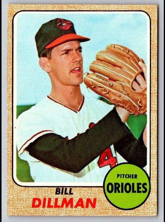 1968 Topps Bill Dillman #466 card