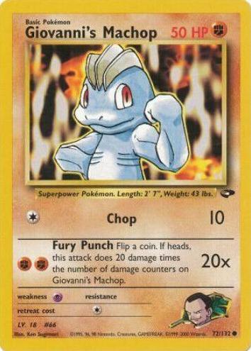 Giovanni's Machop 2000 Pokemon Gym Challenge
