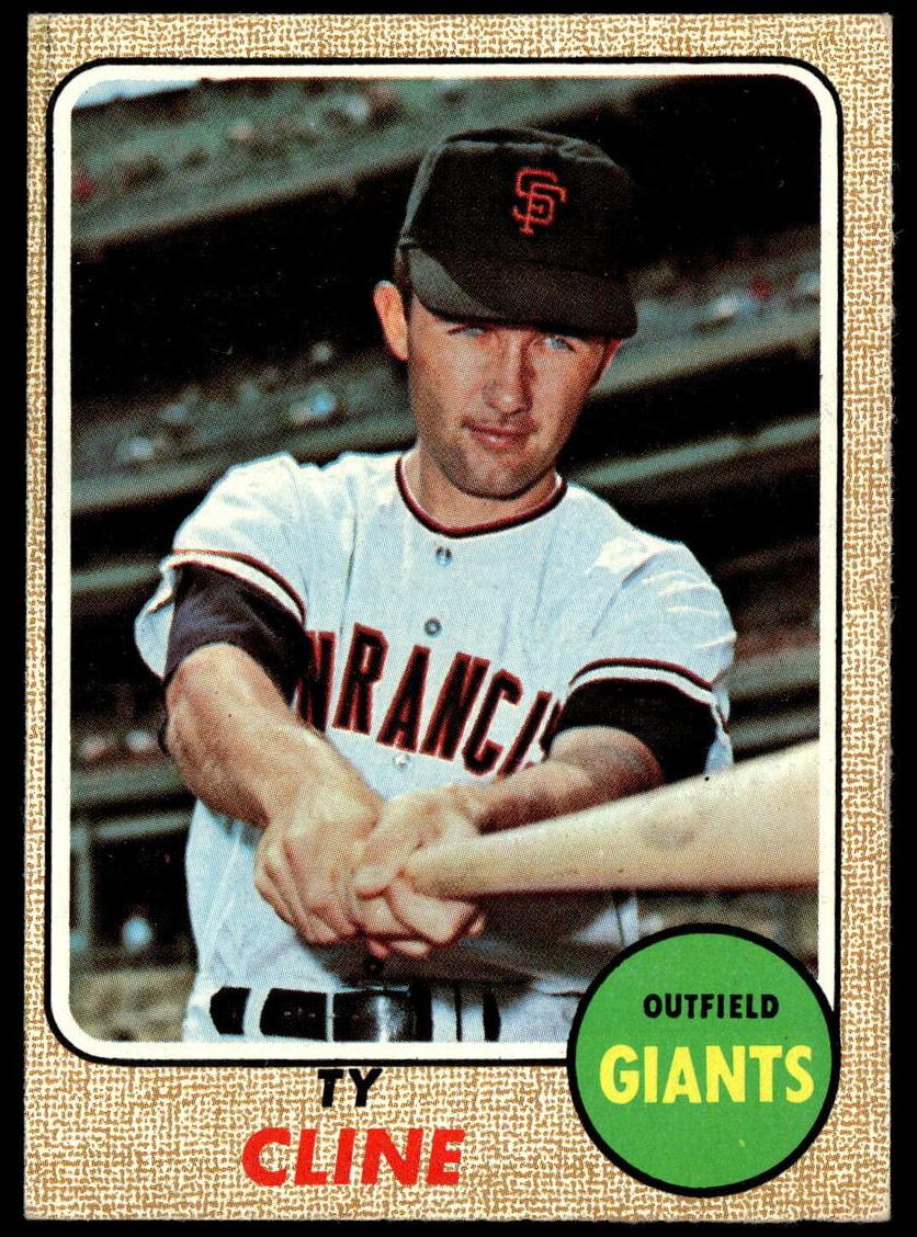 1968 Topps Ty Cline #469 card