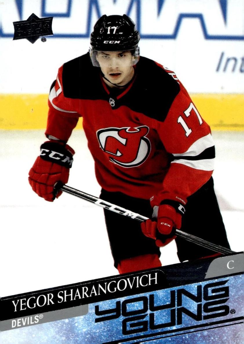 2020 Upper Deck Yegor Sharangovich #489 card