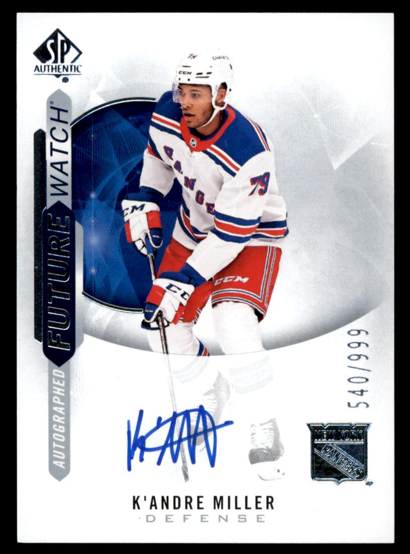 K'Andre Miller - 2020 SP Authentic Hockey
