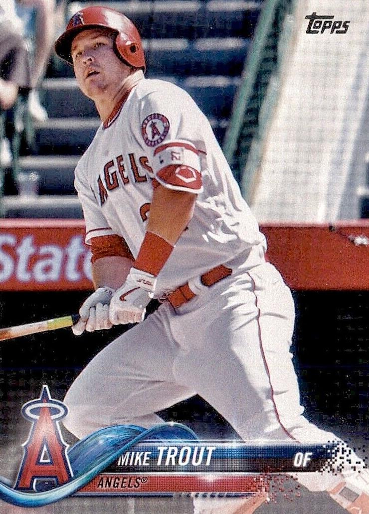 2018 Mike Trout [White Jersey] #300