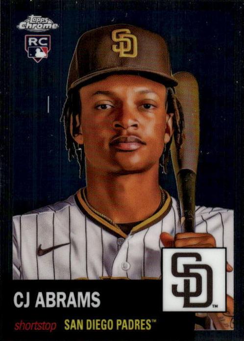 2022 Topps Chrome Platinum Anniversary CJ Abrams #257 card