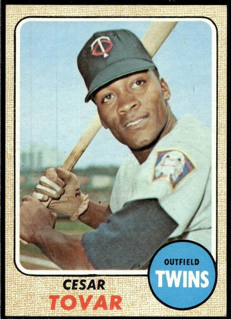 1968 Topps Cesar Tovar #420 card