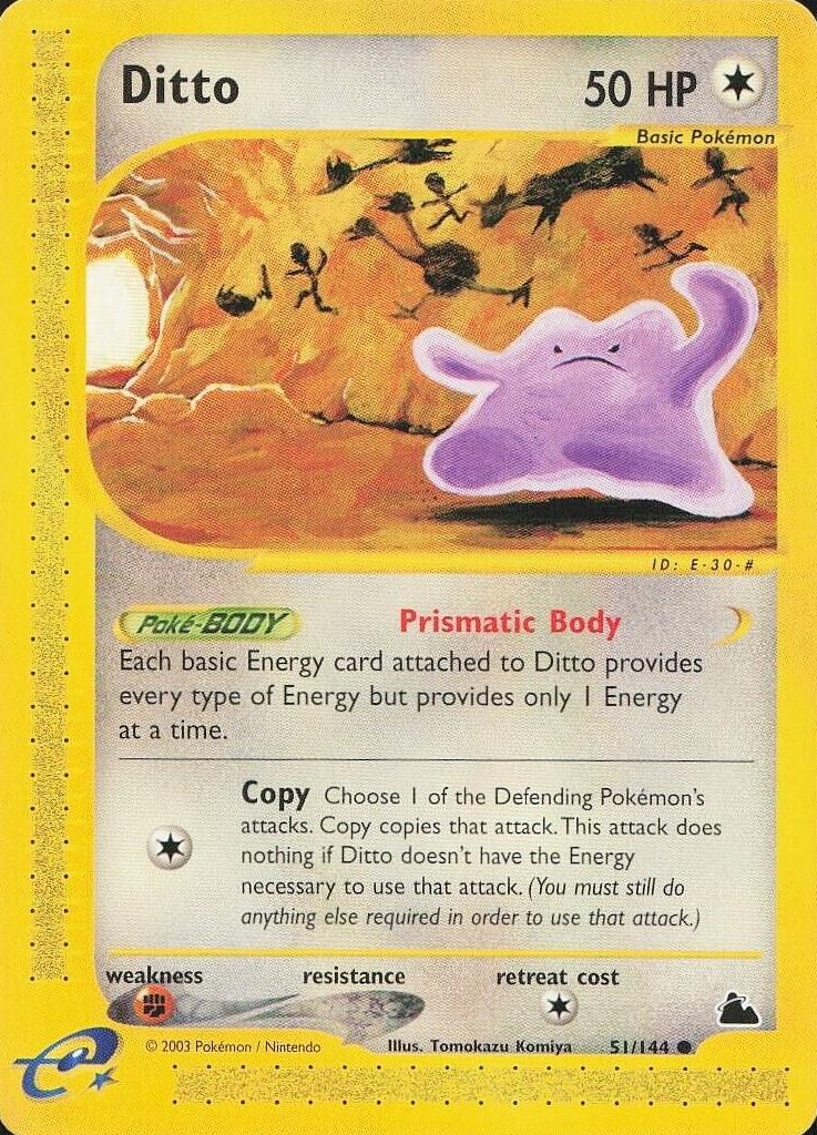 2003 Pokemon Skyridge Ditto front