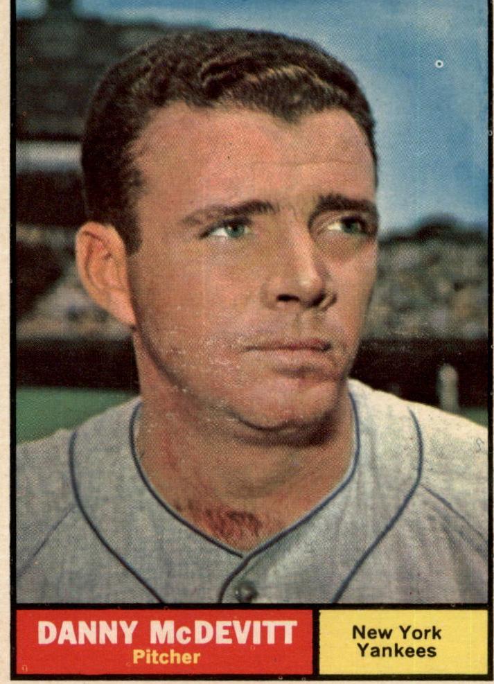 1961 Danny McDevitt #349