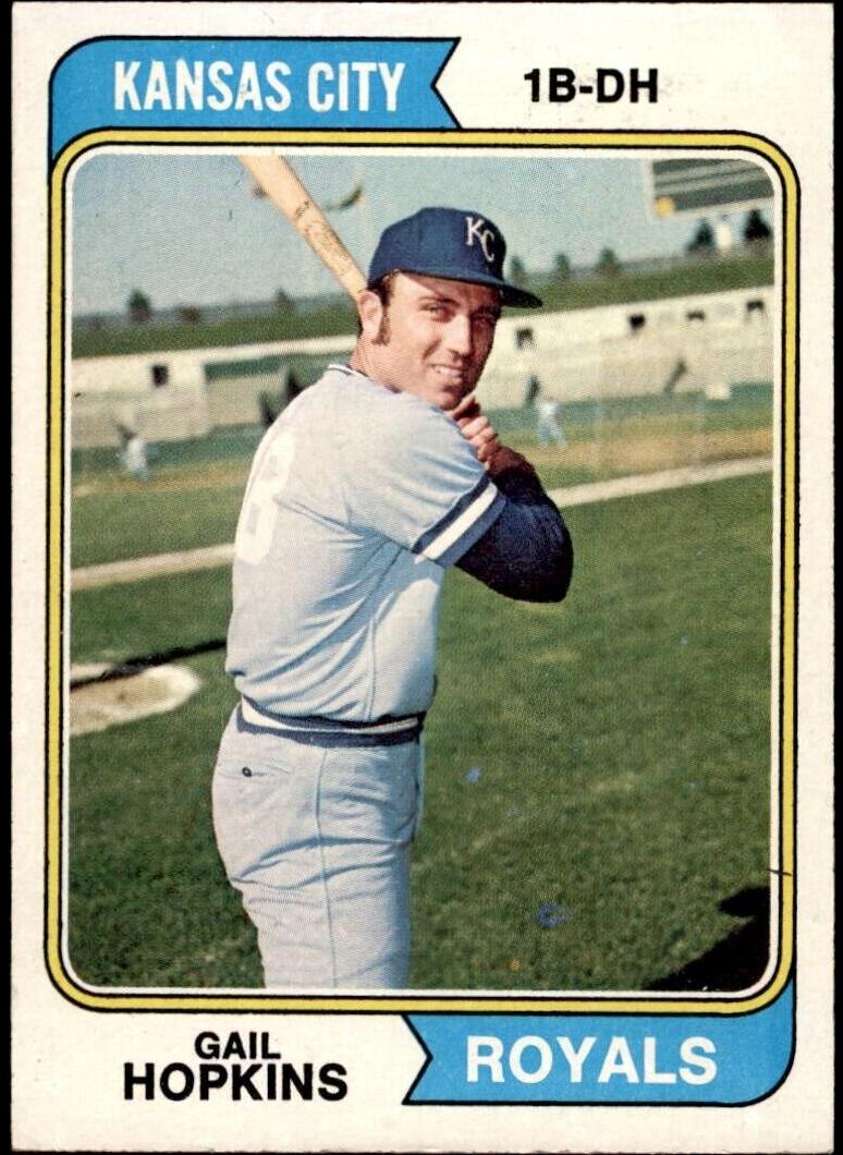 1974 Topps Gail Hopkins #652 card